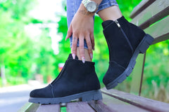 Women's Boots Carla Black Eco Leather Softened