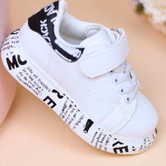 Kids Sneakers White Yogy Made Of Ecological Leather