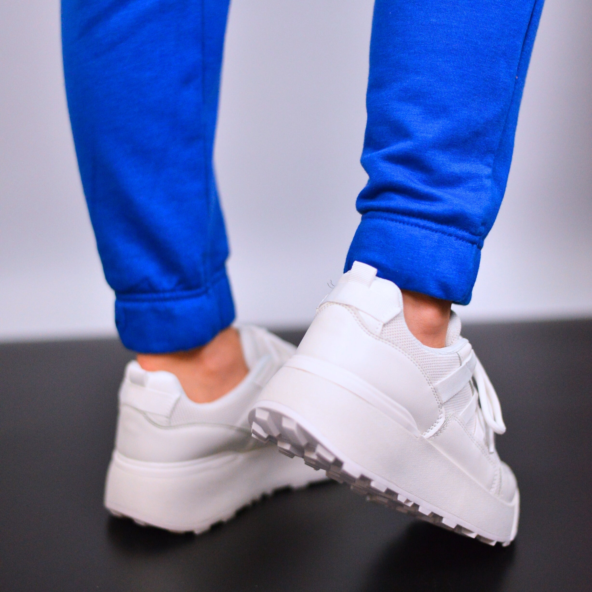 Women's White Irina Sneakers Made Of Textile Material And Ecological Leather