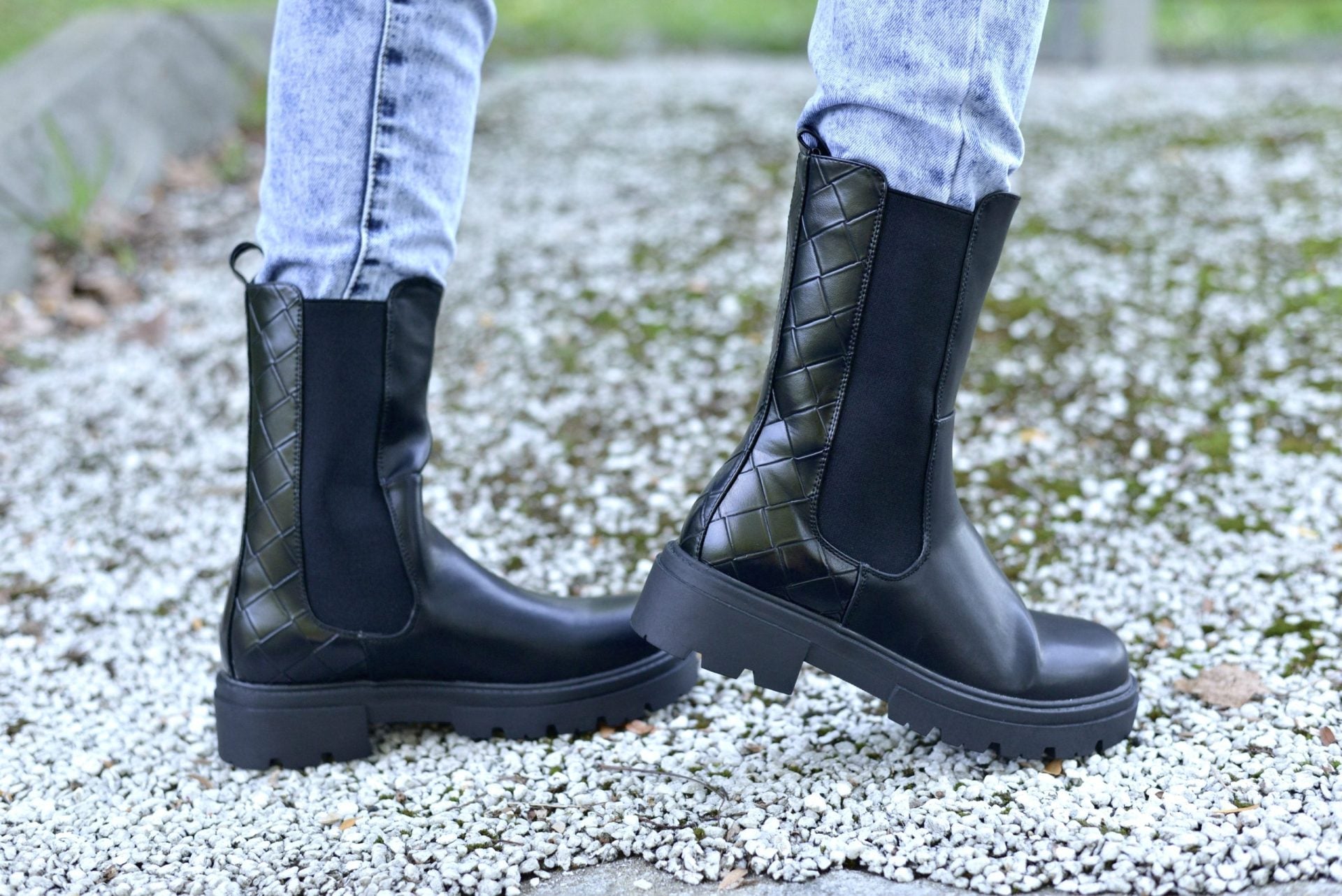 Women's Black Freia Boots Made Of Ecological Leather