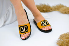 Vergara Women's Slippers, Yellow